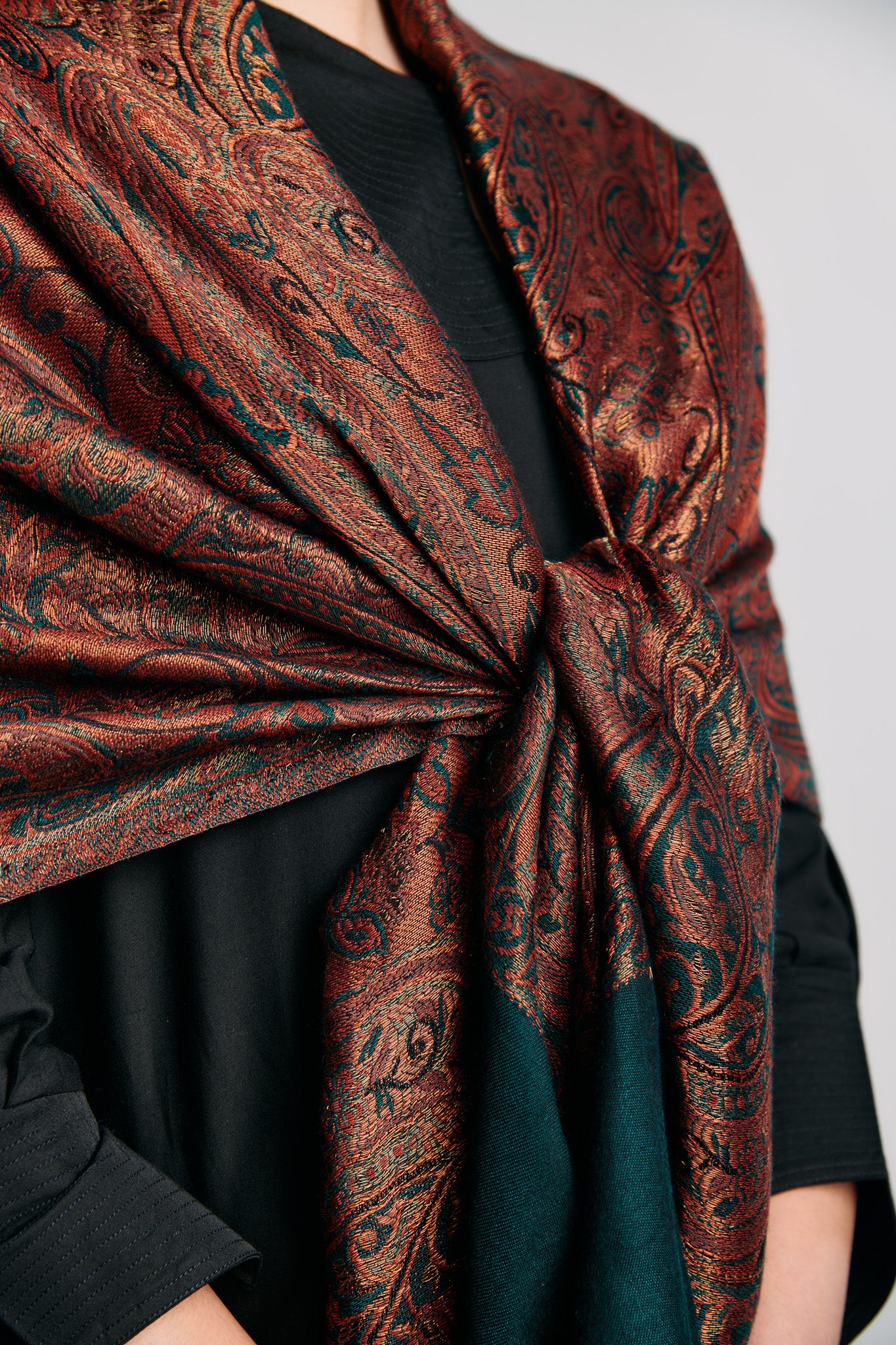Modal Zari Jaqard Stole