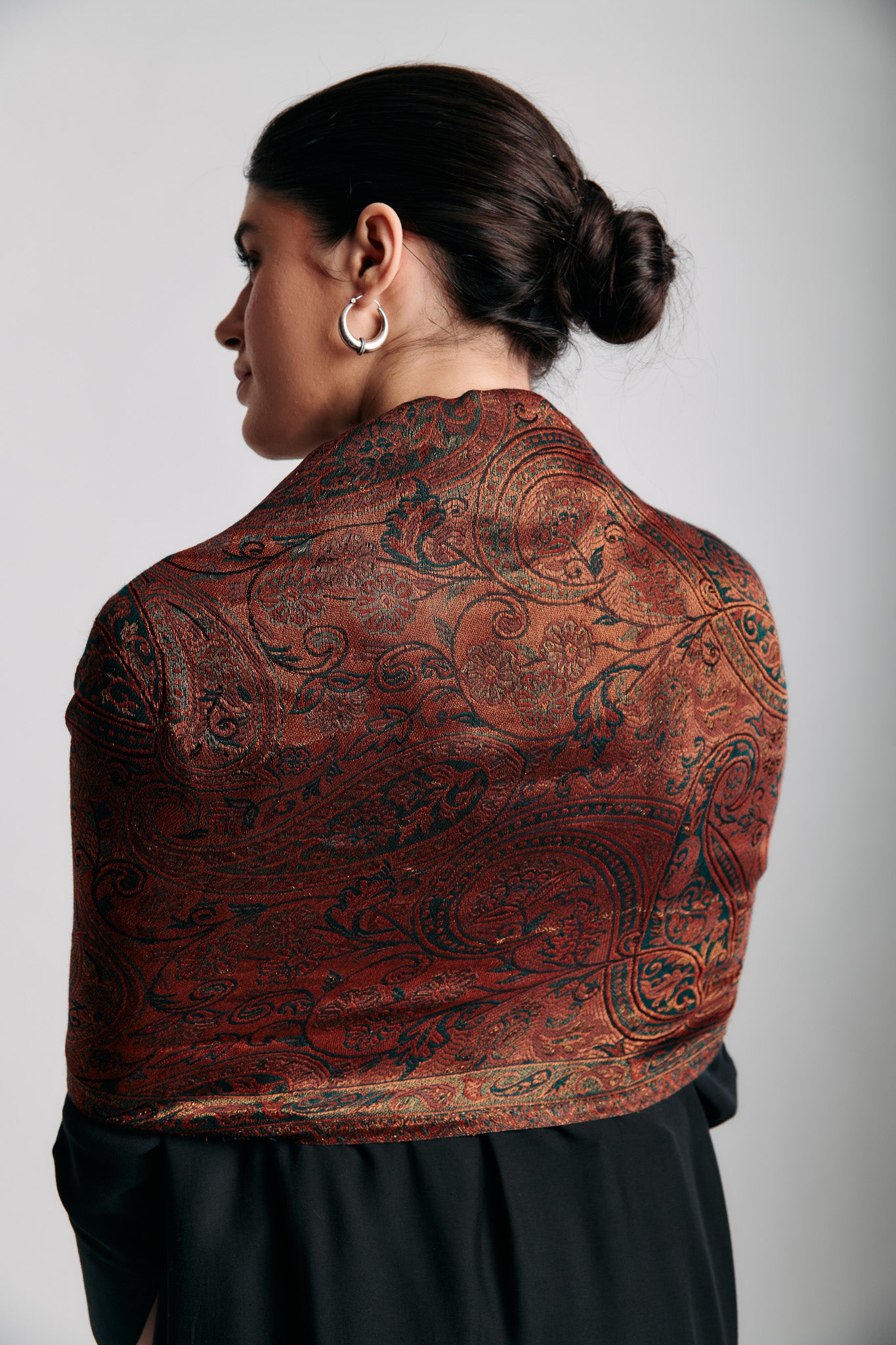 Modal Zari Jaqard Stole