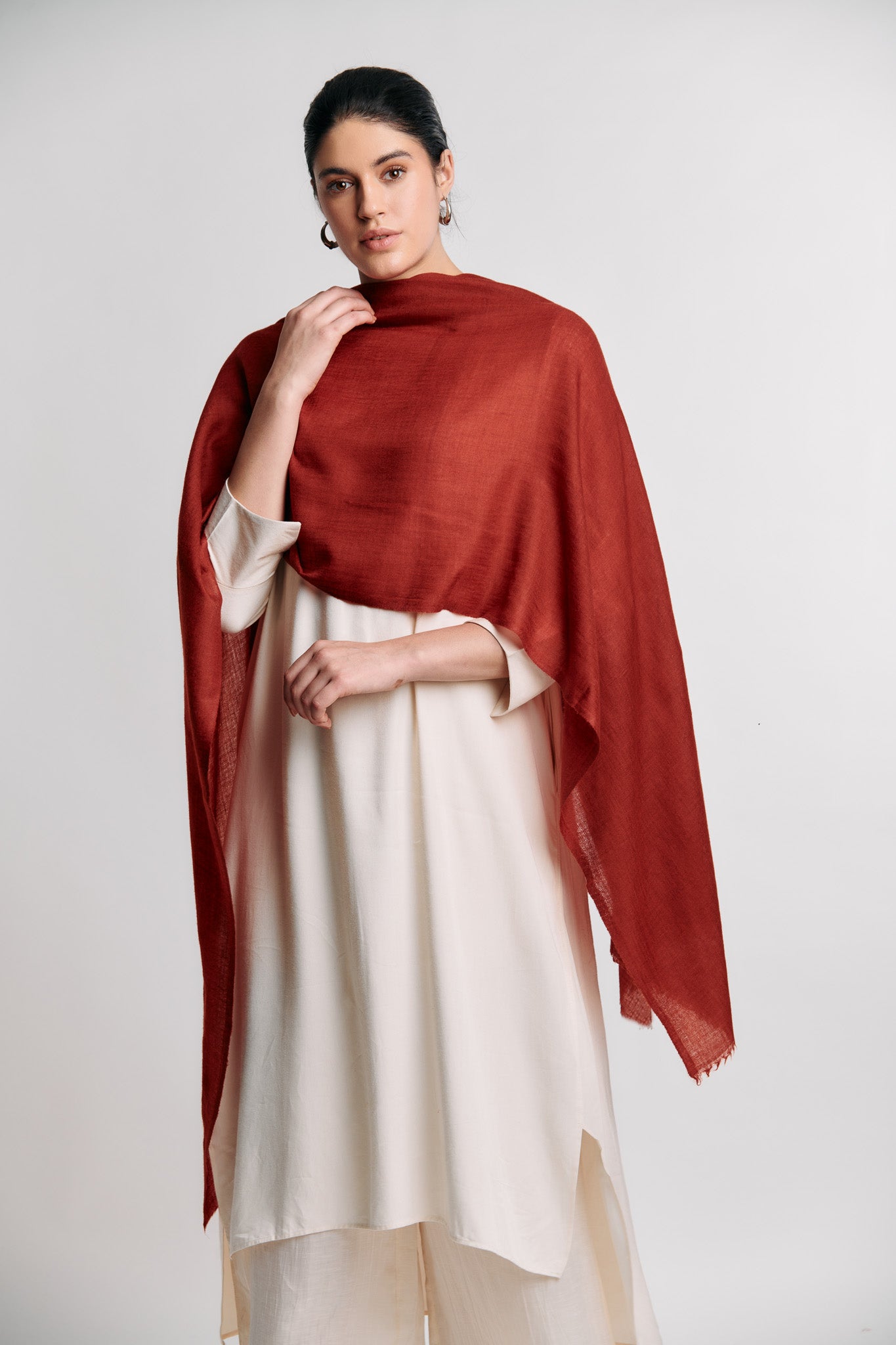 Solid Wool Stole