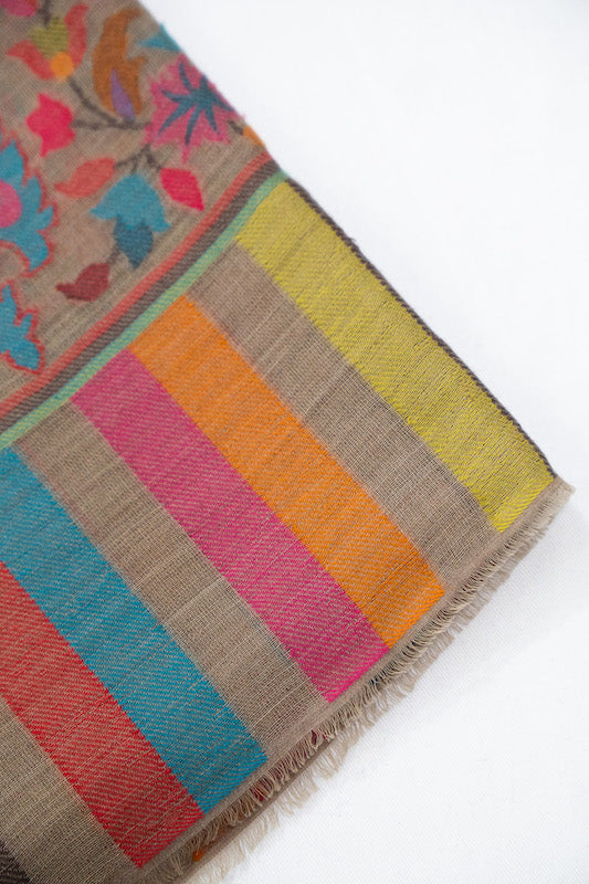 Ikkat + Kaani Border Stole