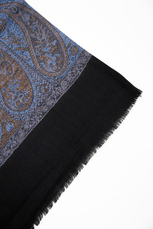 Self Kaani Border Stole
