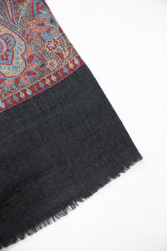 Self Kaani Border Stole
